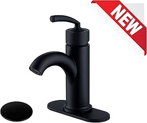 RKF llave monomando para fregadero de baño con un agujero para montar