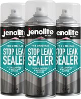 Jenolite Stop Leak Sealer Spray CLEAR 3 x 400ml Waterproof Gutter Sealant