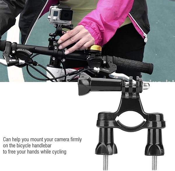 Bike Bracket Mount Motorcycle Handlebar Mount 7 3 8 2 2cm Hard Plastic for GoPro SJCAM