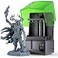 ELEGOO Saturn 4 Resin 3D Printer, 10" 12K HD Mono LCD, Automatic Leveling, Intelligent Mechanical Sensor, Large Printing Size of 218x122x220 mm³/ 8.62 x 4.84 x 8.66 inches