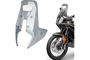 RUNNING PANTHER Windshield Deflectors for 790 890 ADV Adventure R Rally 2023-2024, Motorcycle Front Acrylic Wind Shield Air D