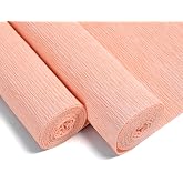 Heavy Crepe Paper for Flower Making, DIY Crafts | Italian-Quality Crepe Paper with 300% Stretch | Papel Crepe de Colores Paquete