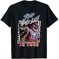 Amazon.com: Rod Stewart 75 Tour Retro Premium T-Shirt