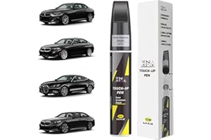 XNA Black Sapphire Metallic(475) for BMW Touch Up Paint, Car Scratch Remover for Nicks and Chips Repair, 2-In-1 Quick & Easy Fix Car Scratch Repair Kit with Exact Color-Matched