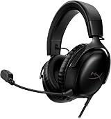 HyperX Cloud III Wired Gaming Headset 53mm Drivers DTS USB-C USB-A 3.5mm Black view 1