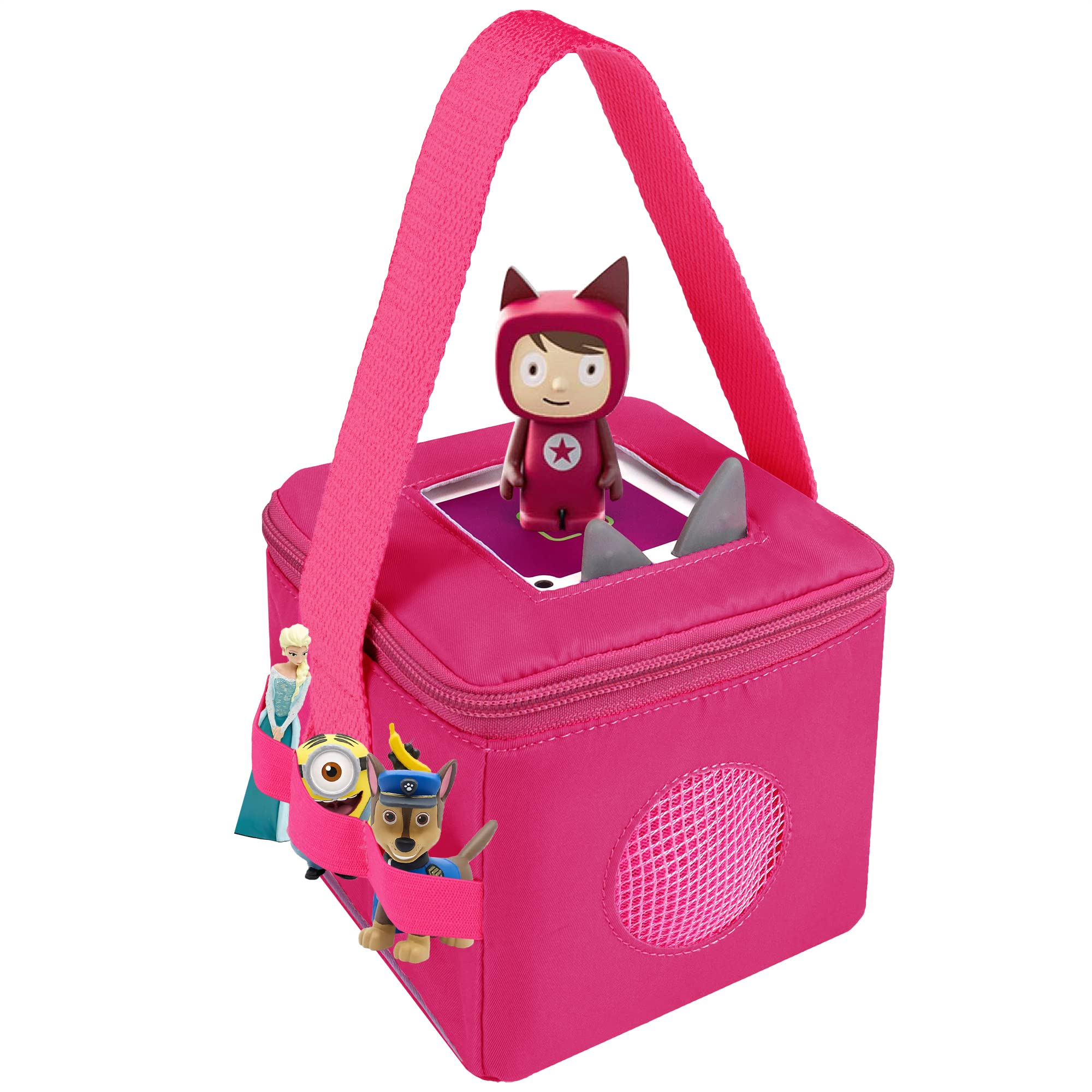 Storage Carry Bag for Toniebox, Character Figures and Charger, with Portable Handle (Purple)