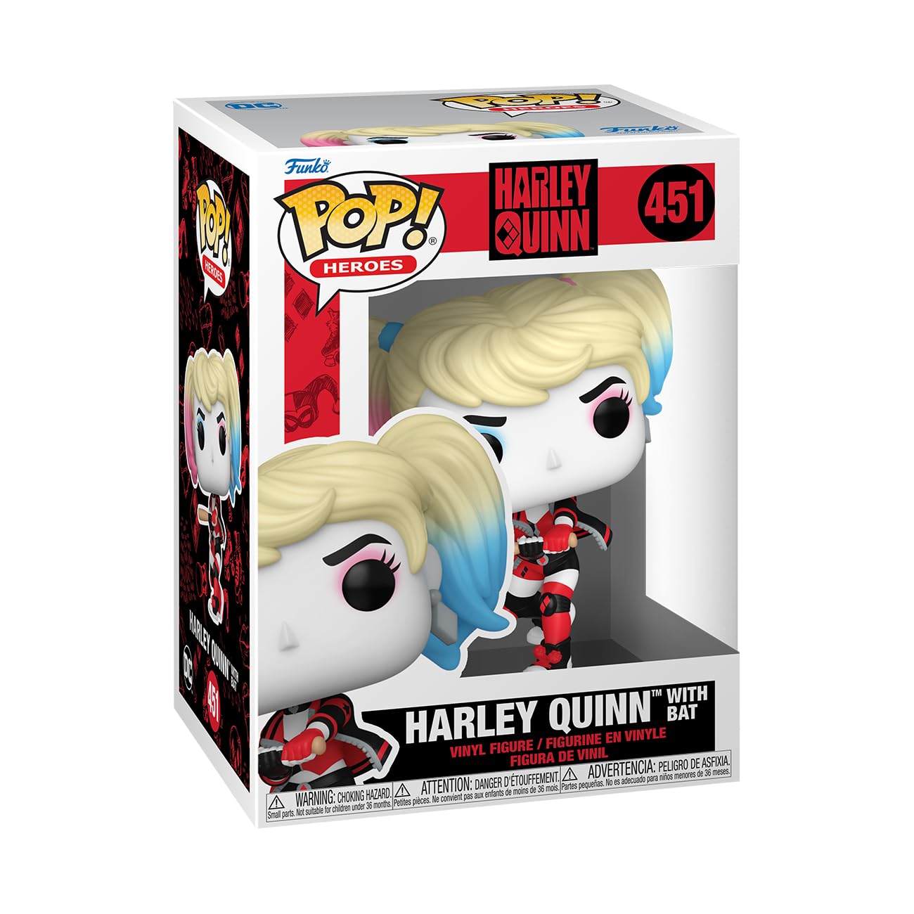 Funko Pop! Heroes: DC - Harley Quinn With Bat - Collectable Vinyl Figure - Gift Idea - Official Merchandise - Toys for Kids & Adults - Comic Books Fans - Model Figure for Collectors and Display