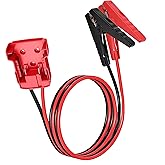 Jumper Cables with Adapter Compatible with Mil.waukee M18 18V Battery Jumper Starter, Automotive Booster Cables 2ft 8AWG Cable Power Tool Line for Tools used to Jump Start a Car
