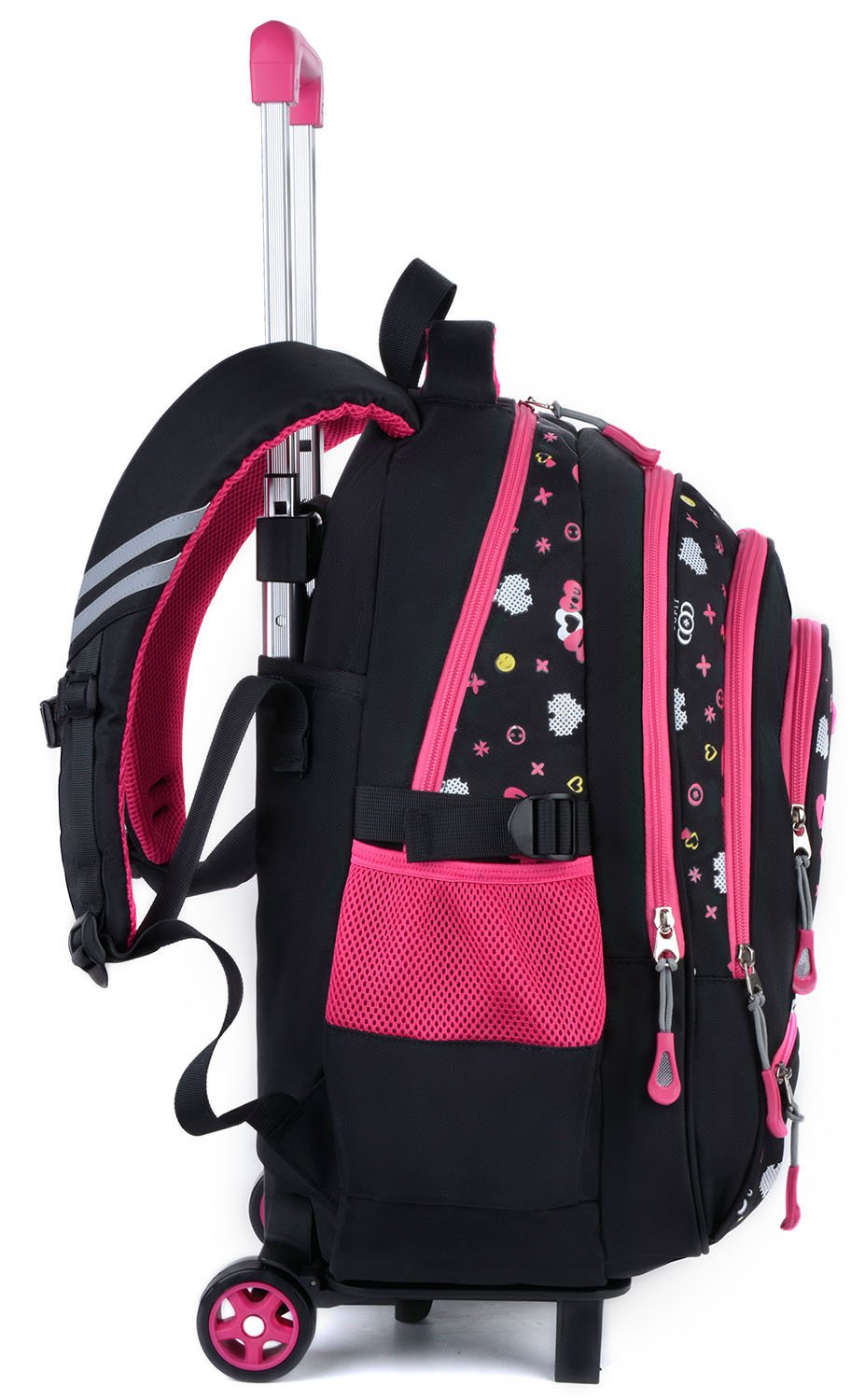 Zaino Trolley 2-Nero e Rosso COOFIT Zaino Scuola Ragazze Zaini Scuola  Trolley Elementare Bambini Borsa Zaino Con Ruote Sollievo Stress Zaini per  Adolescente Cartelle urban-earth.co.uk