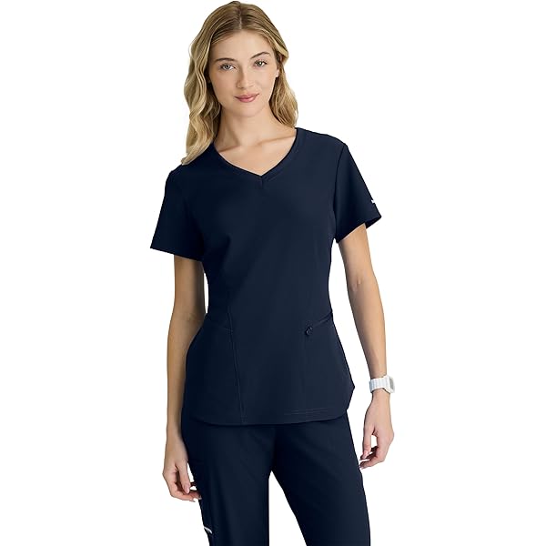 Amazon.com: Skechers SK102 Women's 3-Pocket V-Neck Surplice