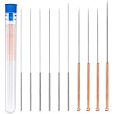 3D Printer Nozzle Cleaning Kit, 10 Pcs Stainless Steel Nozzle Cleaning Needles 0.15/0.2/0.25/0.3/0.35/0.4/0.5/0.6/0.8/1.0mm for 3D Printer Accessories