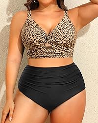Daci Plus Size Two Piece Swimsuits - Women High