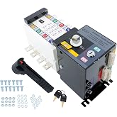 kimllier Dual Power Automatic Transfer Switch 4P ATS 160A 220V AC Generator | ATS, Easy Installation, Suitable for Home and Office Power Grids