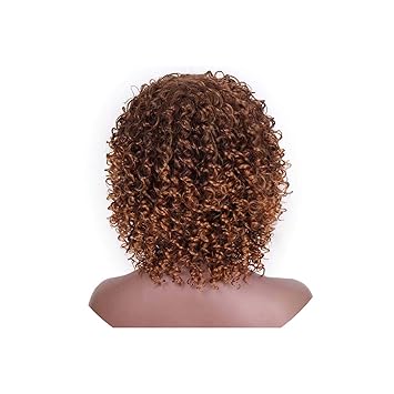 Amazon Com Synthetic Short Hair Afro Kinky Curly Wigs For Women