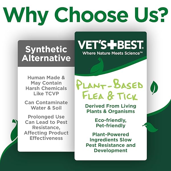 VET’S BEST FLEA & TICK HOME SPRAY FOR CATS – PLANT-BASED FLEA AND TICK TREATMENT WITH COTTON SPICE SCENT – GENTLE FLEA MIST FOR INDOOR USE – MADE IN USA NATURAL CAT FLEA CONTROL – 32 OZ