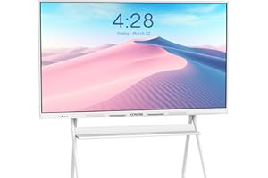KEINONE Smart Board for Classroom, 65" 8+128 GB Interactive Smartboard Built-in Android OS & Open App Ecosystem - 4K Touchscreen Electronic Digital Whiteboard for Home Office School Studio Display