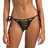 Beach Bunny Women's Bikini Bottom Swimsuit - Hard Summer Tie Side