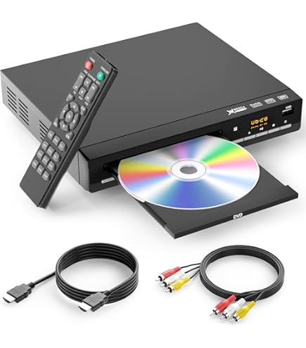 DVD Player for tv with HDMI, All Region DVD Player, Easy-to-Use