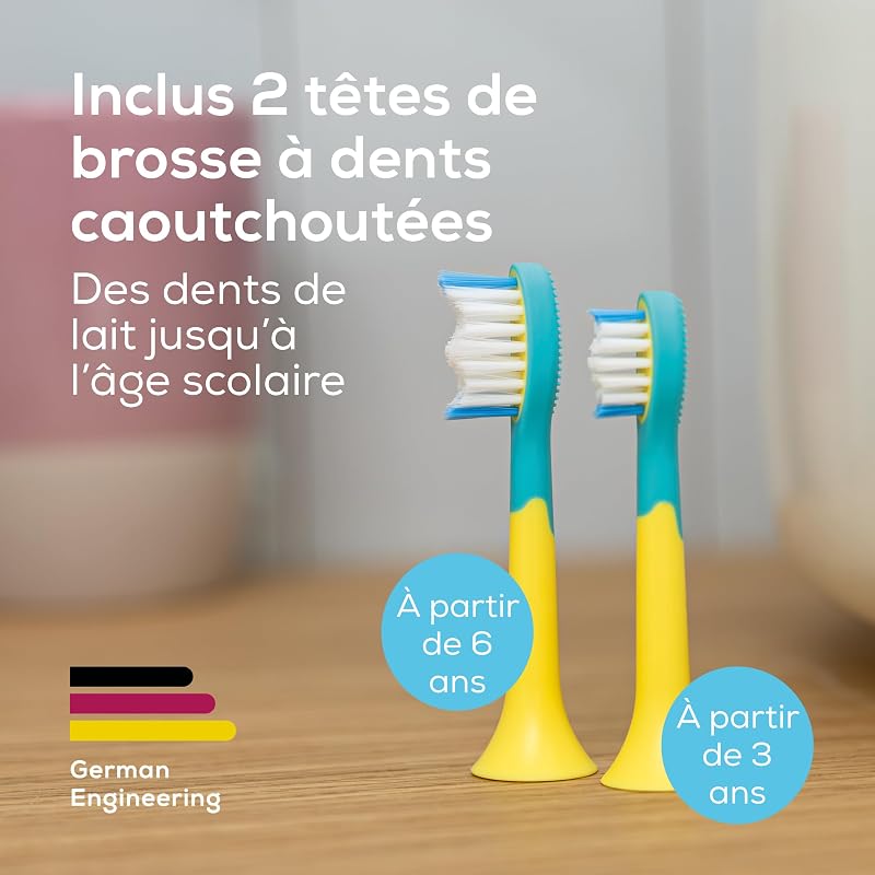 SC 11 Aqua Blue Bob L'éponge brosse à dents électrique pour enfants