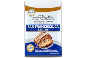 HEIRLOOM SOURDOUGH 100 Year Old San Francisco Sourdough Starter | Our Great Grandfather's Starter from 1916 | Easy to follow instructions | Includes detailed instructions and recipe |
