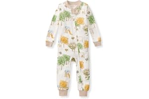 Burt's Bees Baby baby-boys Footless Sleepers, 100% Organic Cotton, One-piece Diagonal Zip Up Jumpsuit, Snug Fit Pajamas