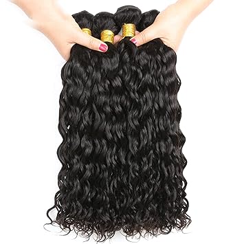 Amazon Com 28 30 Inch 4 Bundles Deal Raw Indian Hair Water Wave