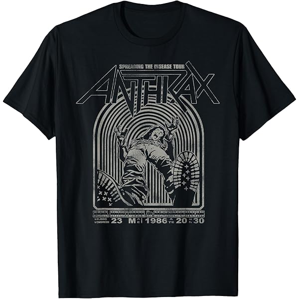 ANTHRAX NOW IT'S DARK Tシャツ Lサイズ USED! ANTHRAX Tシャツ NOW IT'S DARK OFFICIAL！ | 45REVOLUTION