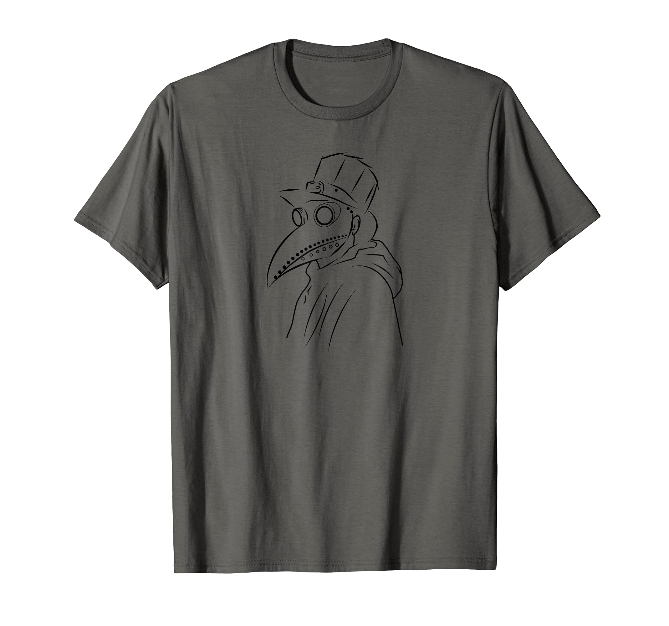 Plague doctor mask - Grunge Gothic Moon Occult fun T-Shirt