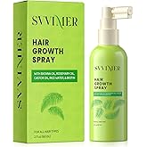 Svvimer Hair Growth Serum Spray - with Rosemary Batana Oil Biotin for Hair Loss and Thinning Hair - Thicker Fuller Hair for W