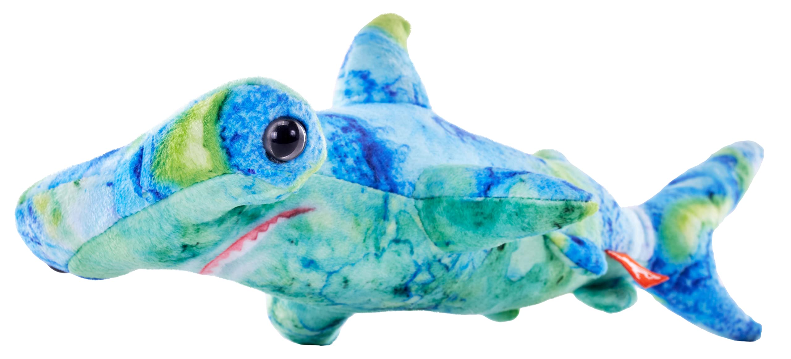 Wild Republic Mysteries of Atlantis, Hammerhead, Stuffed Toy, 8 inches, Gift for Kids, Plush Toy, Doll, Fill is Spun Recycled Water Bottles