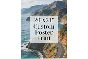 RMWD Studio Custom Poster Print for Bedroom, Personalized Make Your Own Poster with Photo, Wall Art Decor Posters for Boys Gi
