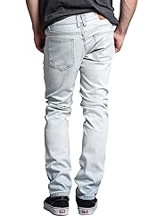VICTORIOUS Men's Skinny Slim Fit Stretch Raw Denim