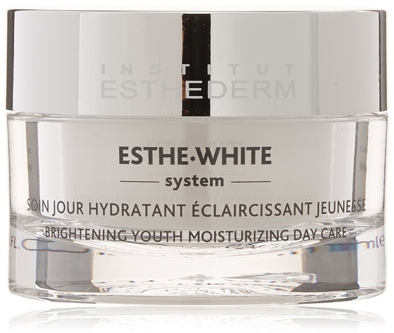 Esthederm - Esthe-White Moisturizing Day Care - Face Cream - Brightening Youth Care - All Skin Types - 1.6 Fl.Oz.