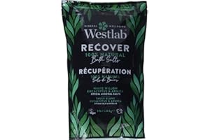 Westlab Bath Salts - Recover - Epsom Bathing Salts with White Willow, Eucalyptus and Arnica – Feel Revived & Ready To Go | 10