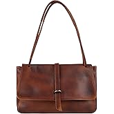 ArtsEye Genuine Leather Women's Large Crossbody Bag Flip Hobo Shoulder Bags for women
