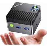 GMKtec G5S Mini PC Intel N5095 8GB LPDDR4 128GB SSD Desktop Computer | Portable Micro Pocket PC Size, Dual HDMI Ports, USB-C Power Supply, WiFi6/BT5.2, For Office Business Personal Use