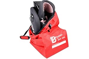 BIGCOON Car Seat Travel Bag for Airplane – Adjustable Padded Shoulder Straps,Durable Heavy Duty Material, Fits Convertible Car Seats, Infant carriers & Booster Seats