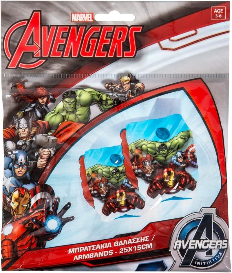HOVUK Licensed Kids Swim Arm Bands PAW Patrol,Avengers,Frozen Inflatable Swimming Aid for Boys & Girls