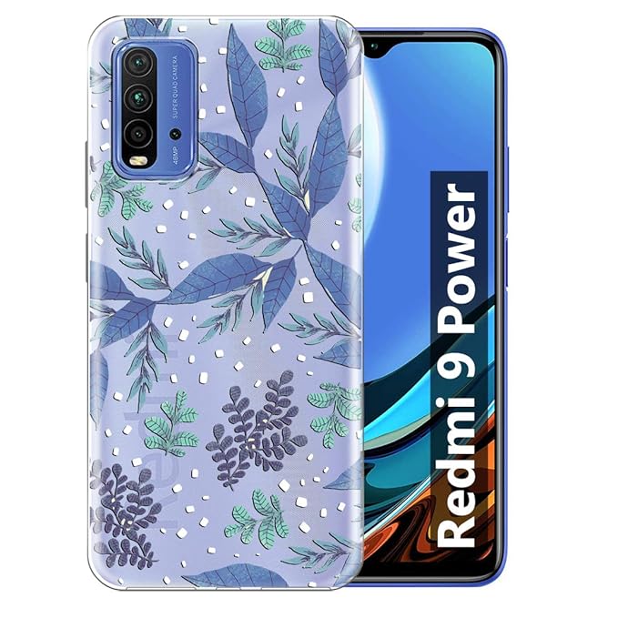 Fashionury Soft Silicon Printed Back Cover Case for Mi Redmi 9 Power