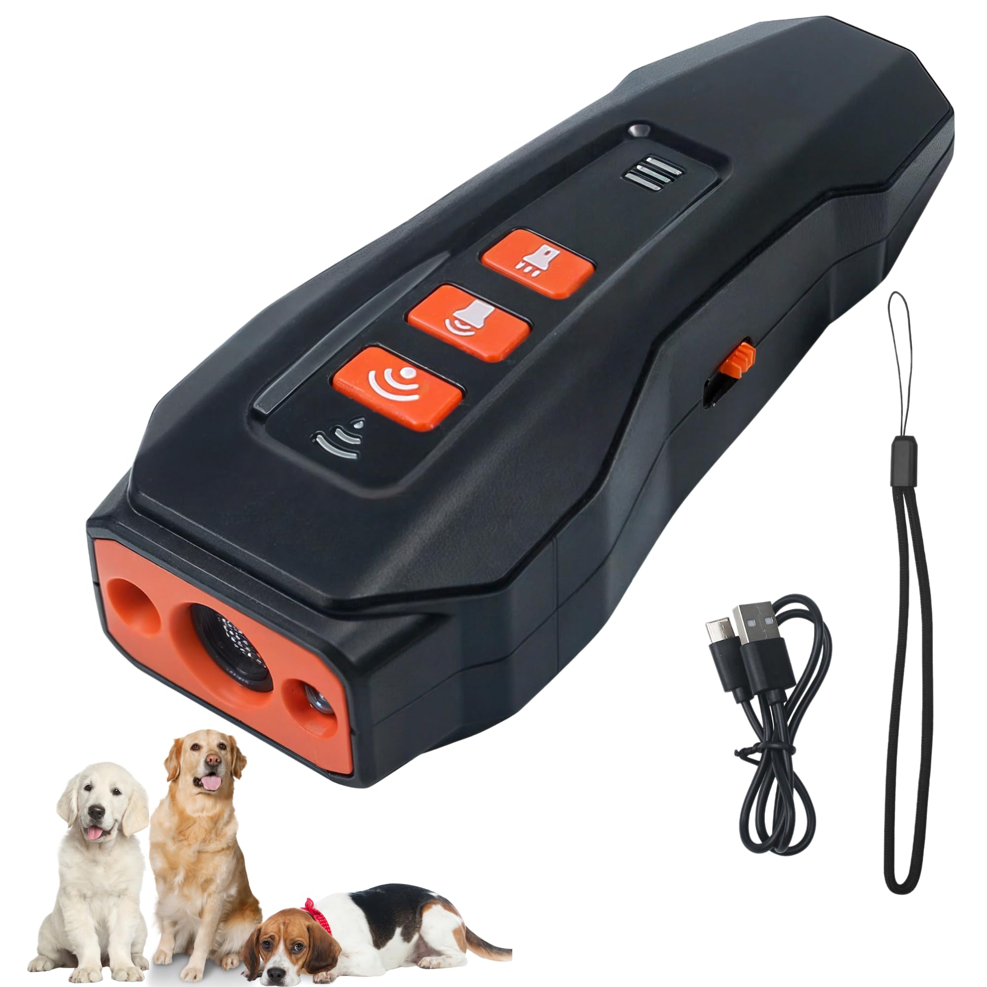 Photo 1 of Barks No More Dog Training Device, Ultrasonic Barking Control Whistle Silencer Deterrent Stopper Repeller Aid Safe Pet Guard Anti Unwanted Whining Behavior Outdoor Indoor Silent Remote Clicker Trainer