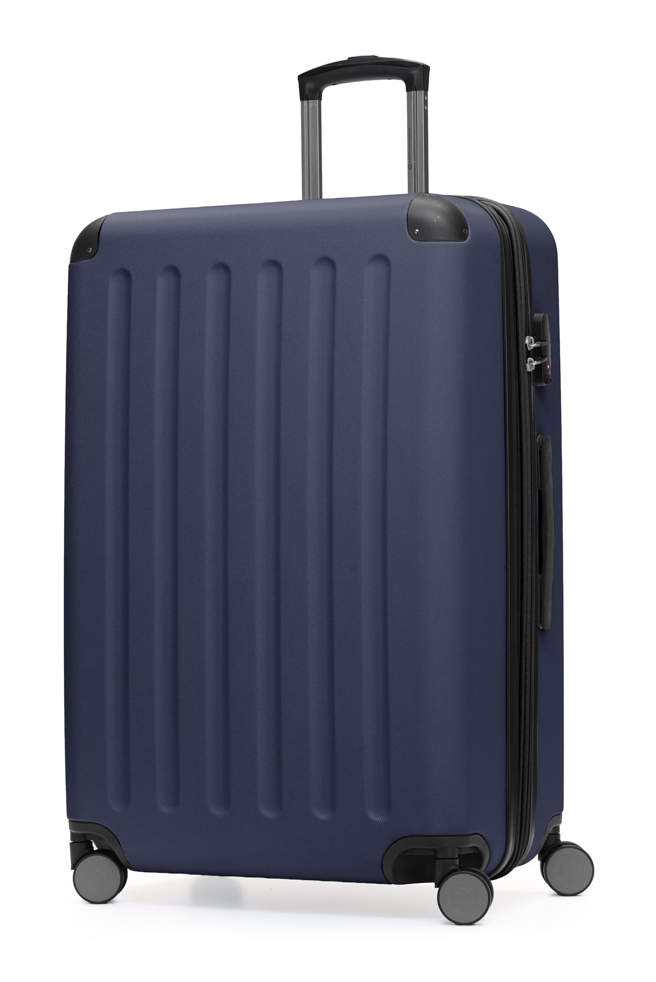 HAUPTSTADTKOFFER - Spree - Luggage Suitcase Hardside Spinner Trolley Expandable, 75 cm, TSA, Darkblue