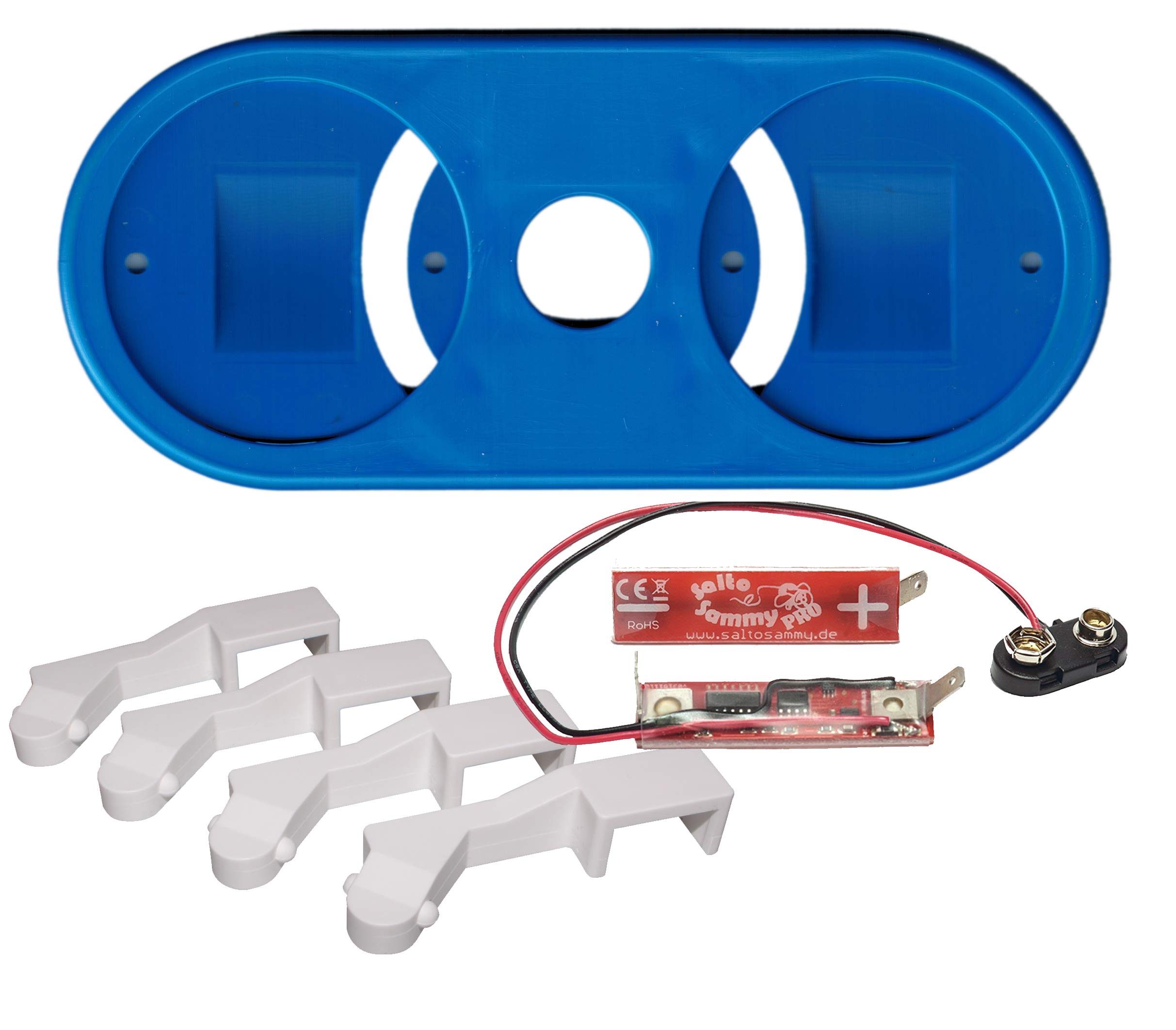 Drunken Louie Expansion Adapter + Double Decker + Salto Sammy Pro Tuning Set 2 for Looping Louie, 8 Player Game, Age 6+, Includes 4 Adapters, Double Decker Plate, Tuning Kit