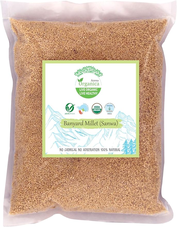 Barnyard Millet (Sanwa Sereal Grain) USDA Organic & Natural 1000 GR