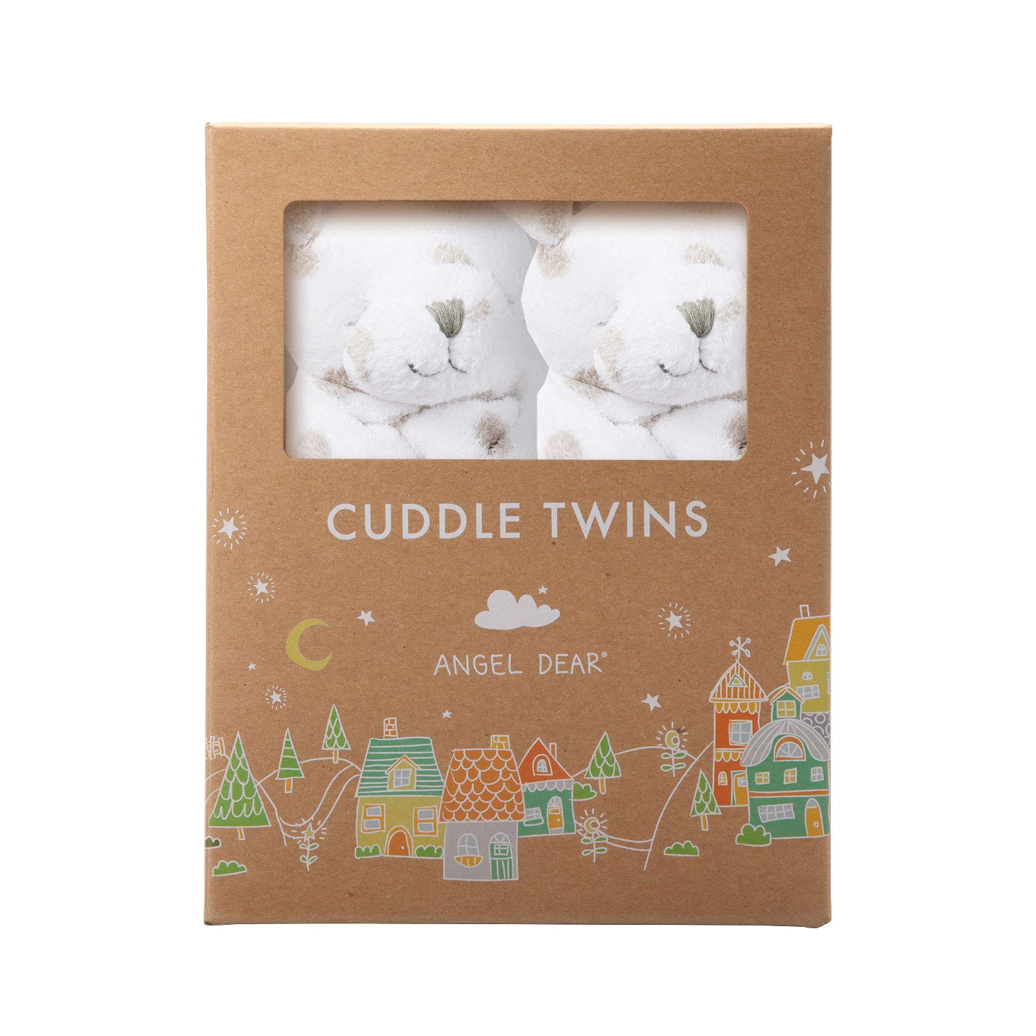 Photo 1 of Angel Dear - Dalmation, Cuddle Twins Blankie Set
