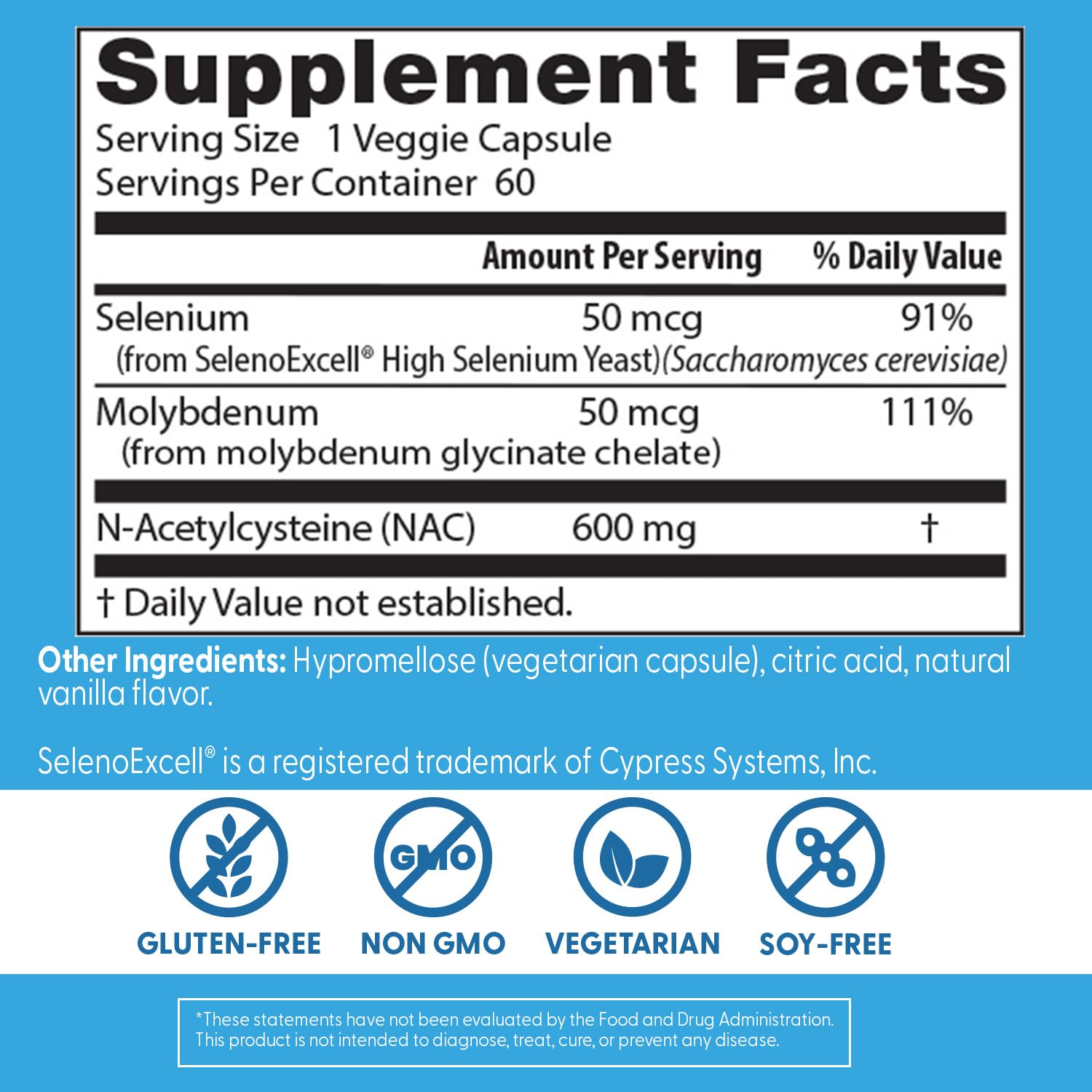 Doctors Best NAC Detox Regulators, Supports Cellular Health & Liver Function, Non-GMO, Gluten Free, Soy Free, Vegetarian 60 Veggie Caps