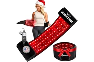 Lifepro Red Light Therapy Belt - 660nm & 850nm Near Infrared & Red Light Therapy for Body- Adjustable & Portable for Wellness & Relaxation