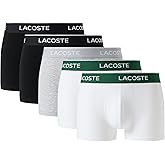 Lacoste Mens 5-Pack Regular Fit Boxer Trunk