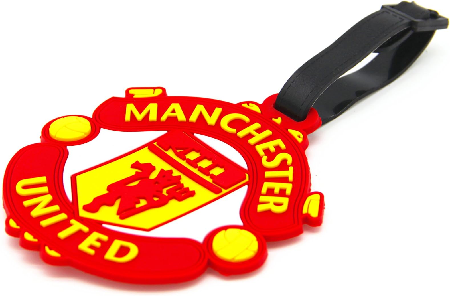 CellDesigns Set of 2 Soccer Team Football Club Luggage Tag Suitcase ID Tag with Adjustable Strap (Manchester United F.C.)