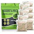 NJKPUYT Rodent Repellent,Mouse Repellents Outdoor,Rat Repellent for House,Natural Mice Repellant Indoor, Peppermint Oil to Repel Mice and Rats,Get Rid of Mice, Keeps Mice Away,Rat Deterrent Indoor -8P