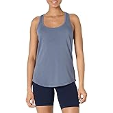 Amazon Essentials Women's Active Soft Cotton Scoop Neck Racerback Relaxed Fit Lightweight Yoga Tank